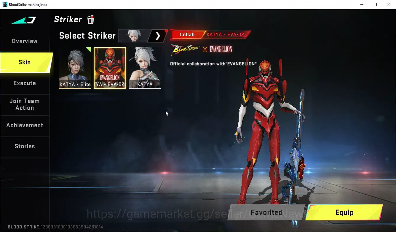 Blood Strike Accounts ASIA|Collab 7DS(Karl98,QBZ95),BLEACH Byakuya,EVA[K image 3
