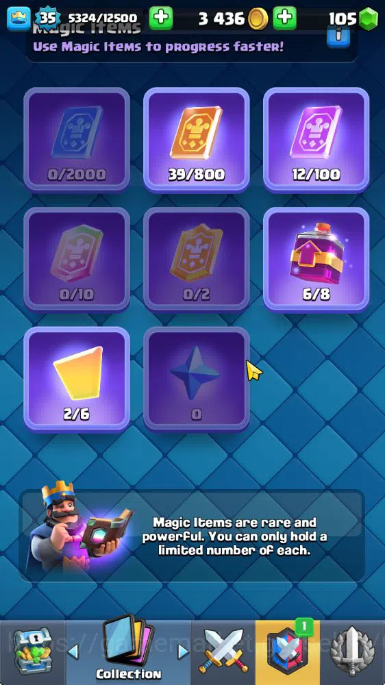Clash Royale Accounts Midgame Lv 35|Trophy 7187|KTL 12|Limited Skin|Card 121|1 Hero 7 EVO 8 Champ 21 Legendary 33 Epic 30 6