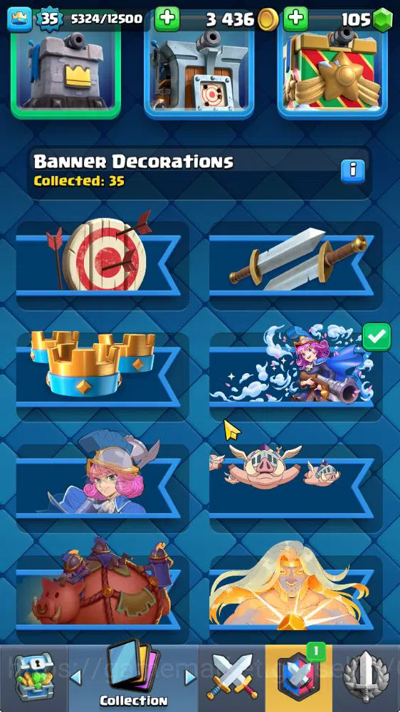 Clash Royale Accounts Midgame Lv 35|Trophy 7187|KTL 12|Limited Skin|Card 121|1 Hero 7 EVO 8 Champ 21 Legendary 33 Epic 30 8