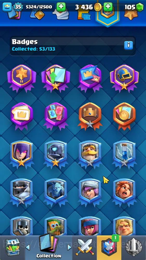 Clash Royale Accounts Midgame Lv 35|Trophy 7187|KTL 12|Limited Skin|Card 121|1 Hero 7 EVO 8 Champ 21 Legendary 33 Epic 30 9