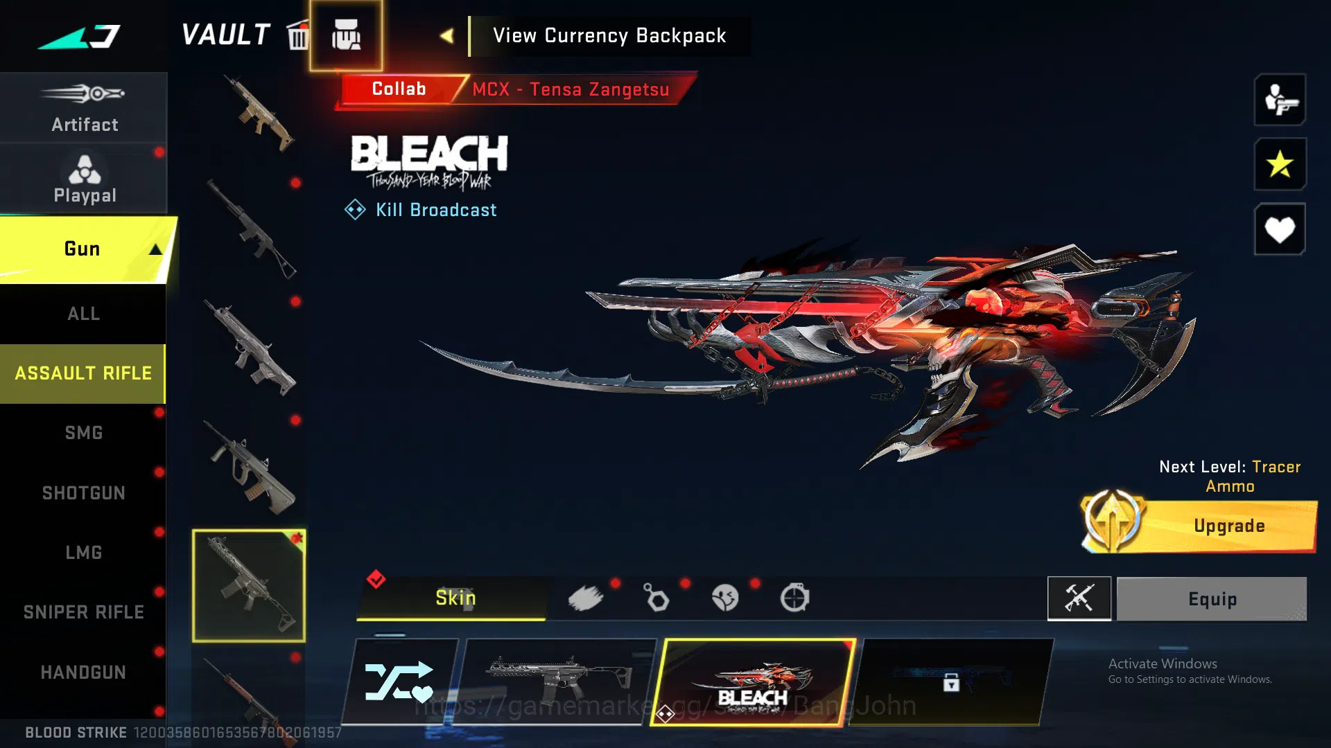 Blood Strike Accounts collab bleach MCX | collab bleach ethan | legendar image 3