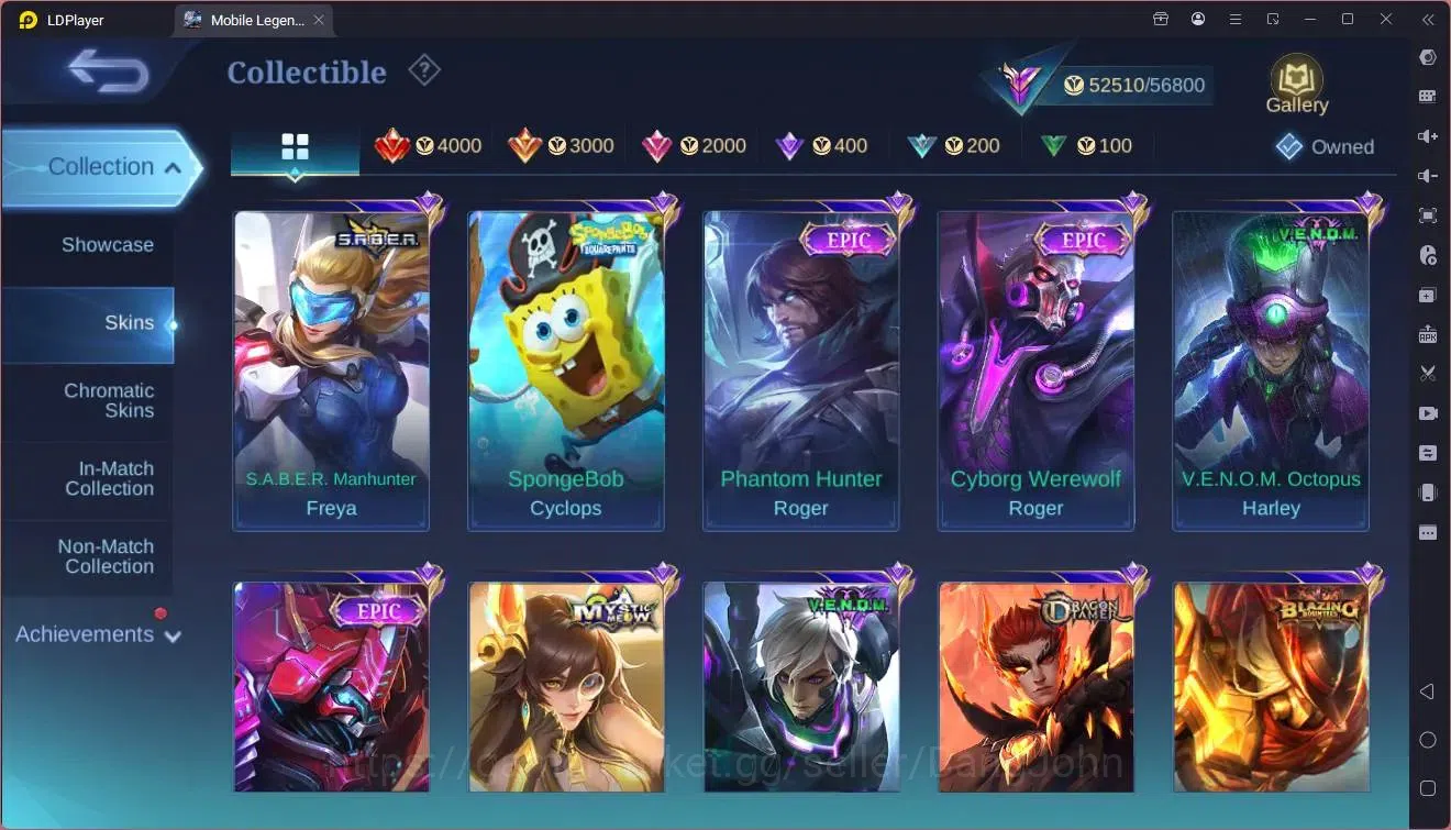 Mobile Legends: Bang Bang Accounts Global|Hero 132|Skin 236|Renowned|Prime Granger|CC image 11