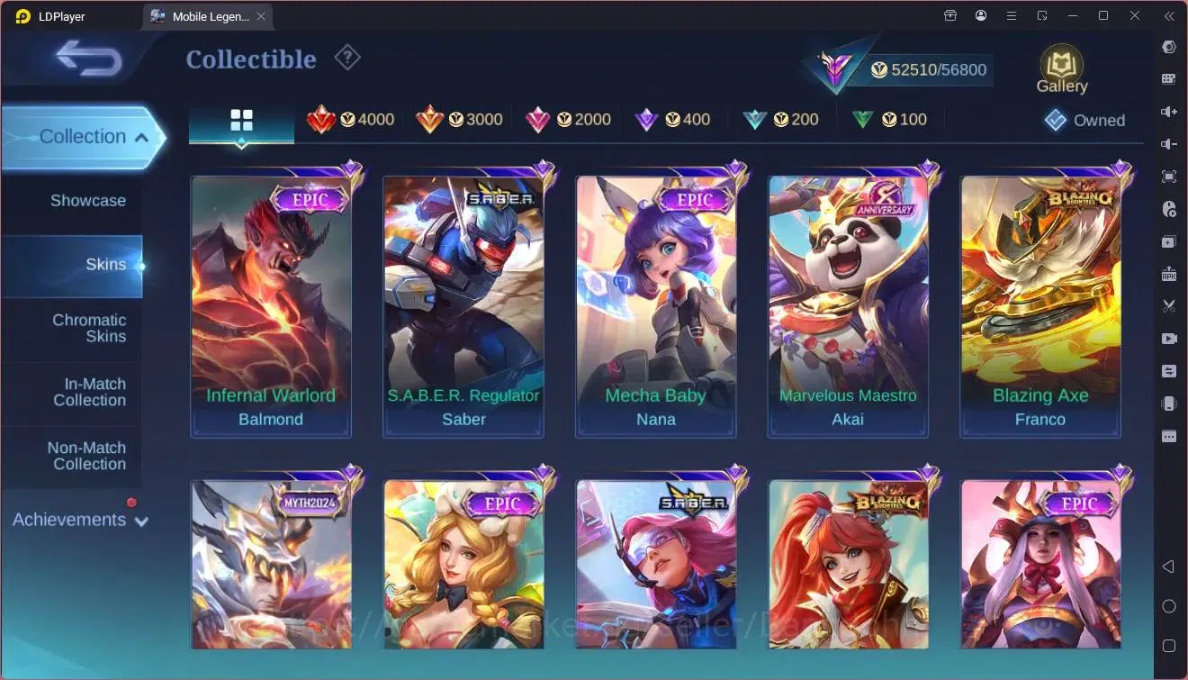 Mobile Legends: Bang Bang Accounts Global|Hero 132|Skin 236|Renowned|Prime Granger|CC image 9