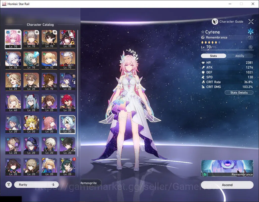 Honkai Star Rail Mid Game Asia|TL 56|1 Golden Companion|7 Limited|Saber+Sign image 1