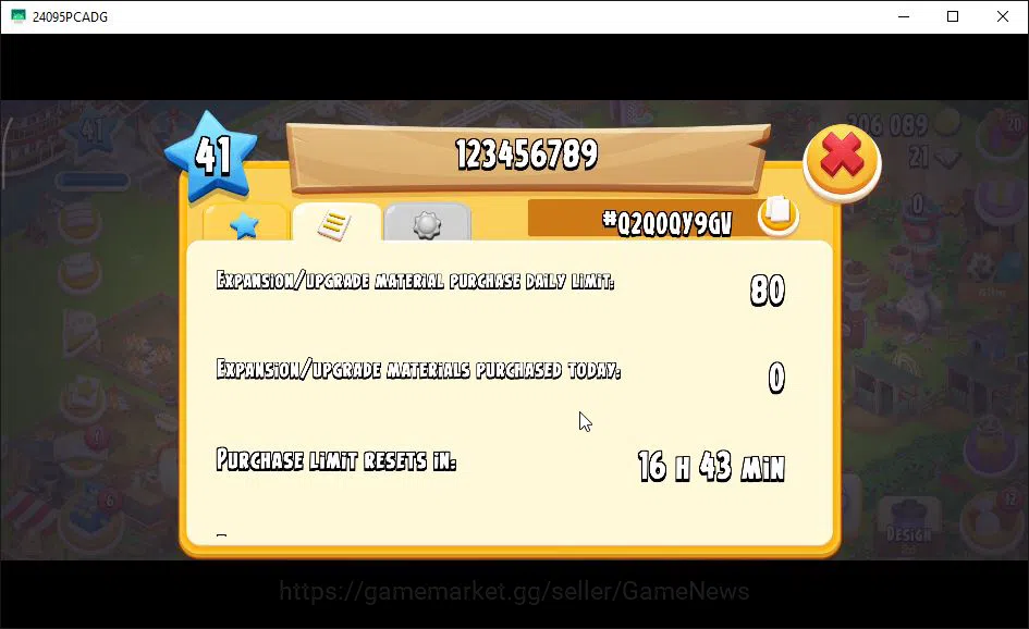 Hay Day Accounts Level 41 | Barn Storage 1100 + Silo Storage 625 | image 10
