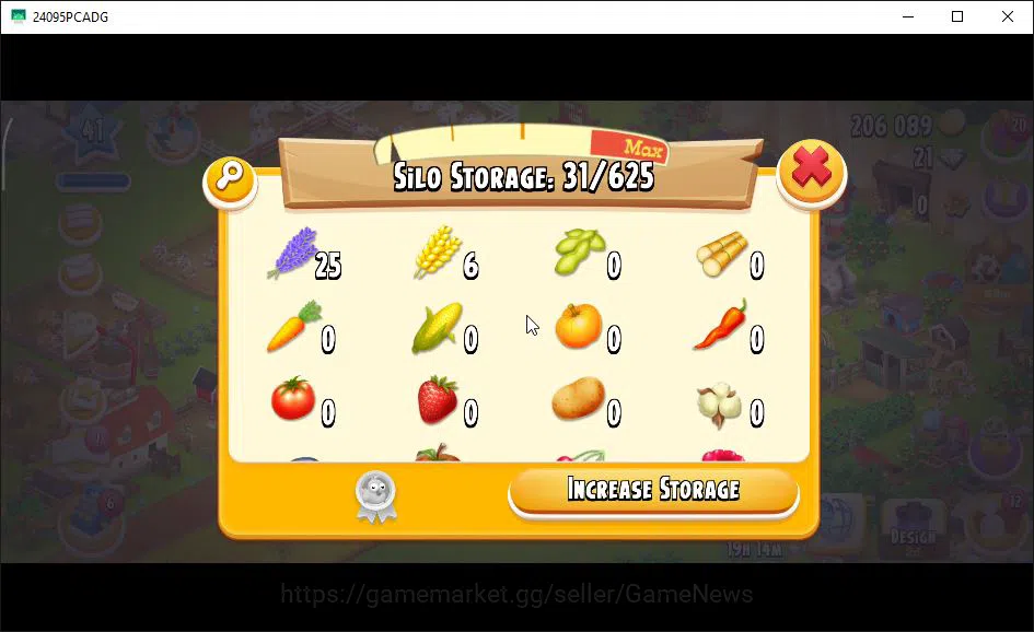 Hay Day Accounts Level 41 | Barn Storage 1100 + Silo Storage 625 | image 12