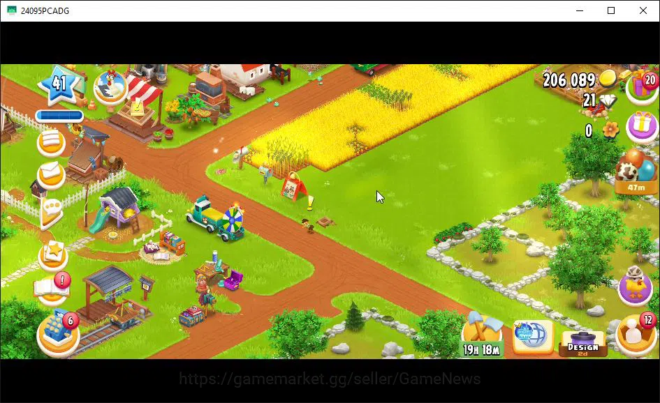 Hay Day Accounts Level 41 | Barn Storage 1100 + Silo Storage 625 | image 3