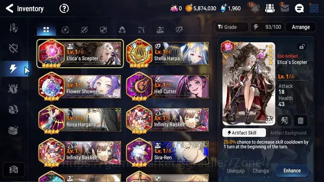 Epic Seven Accounts Starter Global Unverif|New Era|2 ML(NM Luna,Witch ot Mere Tenebria)+Abyss Fumyr,Estelle|Abyss F51|PoH 11