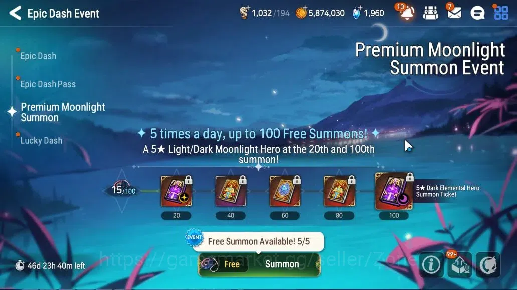 Epic Seven Accounts Starter Global Unverif|New Era|2 ML(NM Luna,Witch ot Mere Tenebria)+Abyss Fumyr,Estelle|Abyss F51|PoH 5