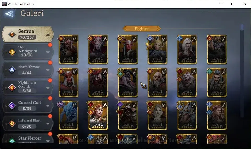 Watcher of Realms Accounts GLOBAL 50x|Starter Ready Gacha|Lv 6|62K Power|35K  image 13