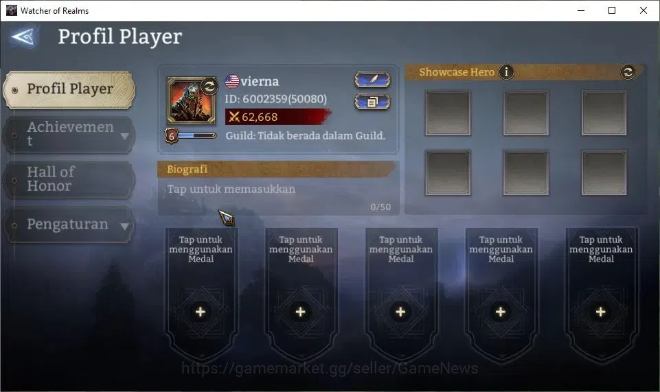 Watcher of Realms Accounts GLOBAL 50x|Starter Ready Gacha|Lv 6|62K Power|35K  image 2