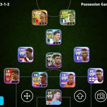 eFootball Accounts High-End Android|PW 3086|BIGT Ronaldo,Epic Cantona Aguero,Shwt Laporte LionelMessi IbrahimMaza,etc