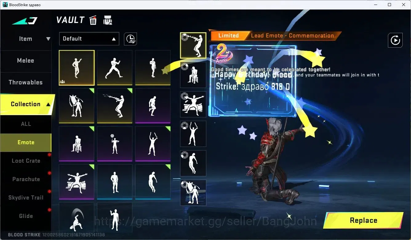 Blood Strike Accounts ASIA | 3 Collab Skins | Eternal MP5-Bloodrift | 12 image 12
