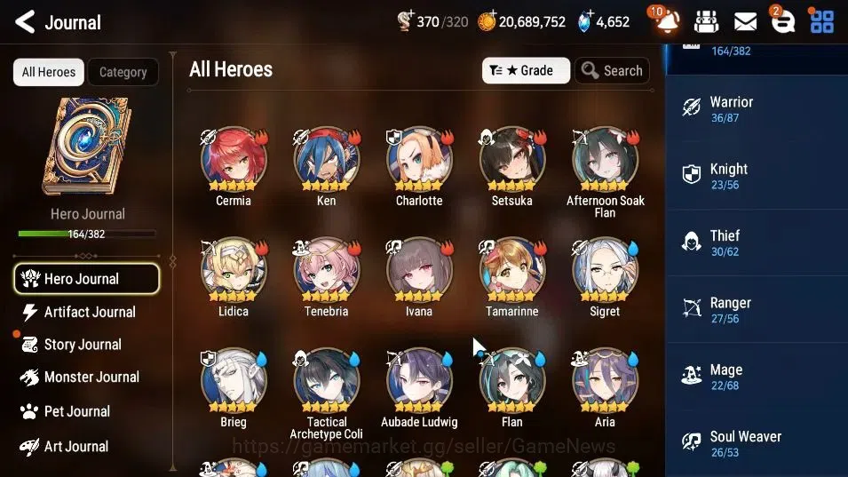 Epic Seven Accounts GLOBAL Unverif|16 ML(RueleLight,Salome,GenRas,Etc) image 7