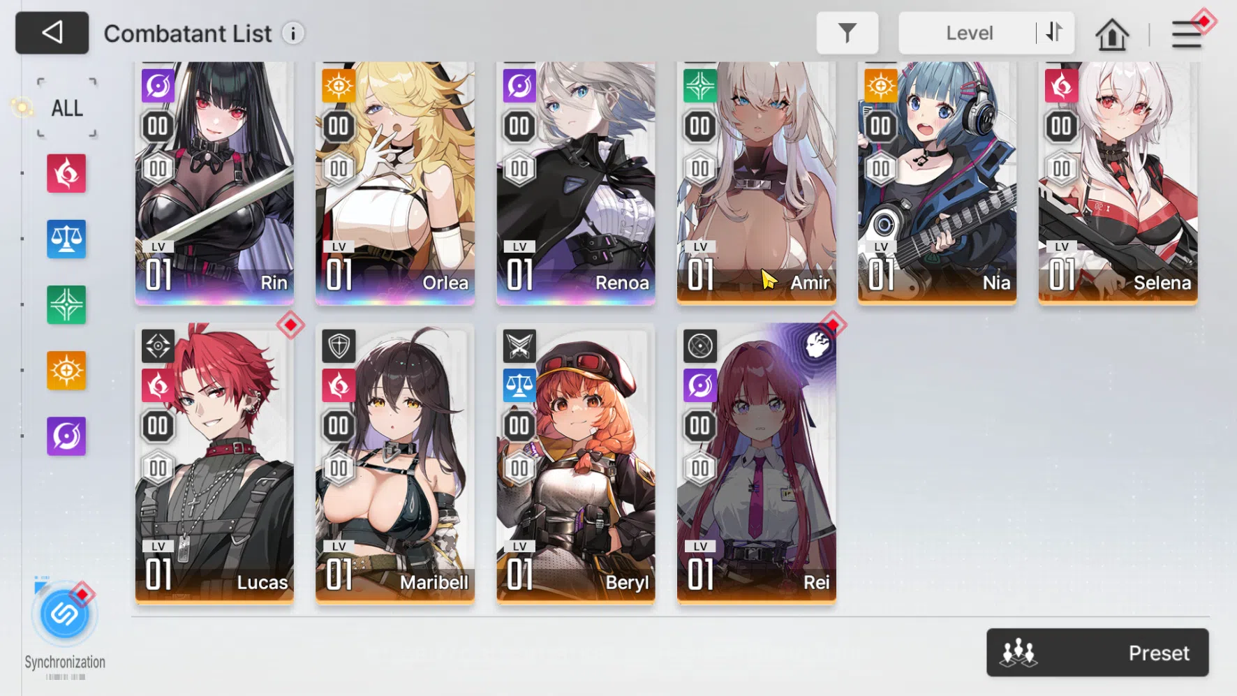 Chaos Zero Nightmare Accounts ASIA | Starter 6 Limit, Heidemarie E1, Diana, Yuki image 3