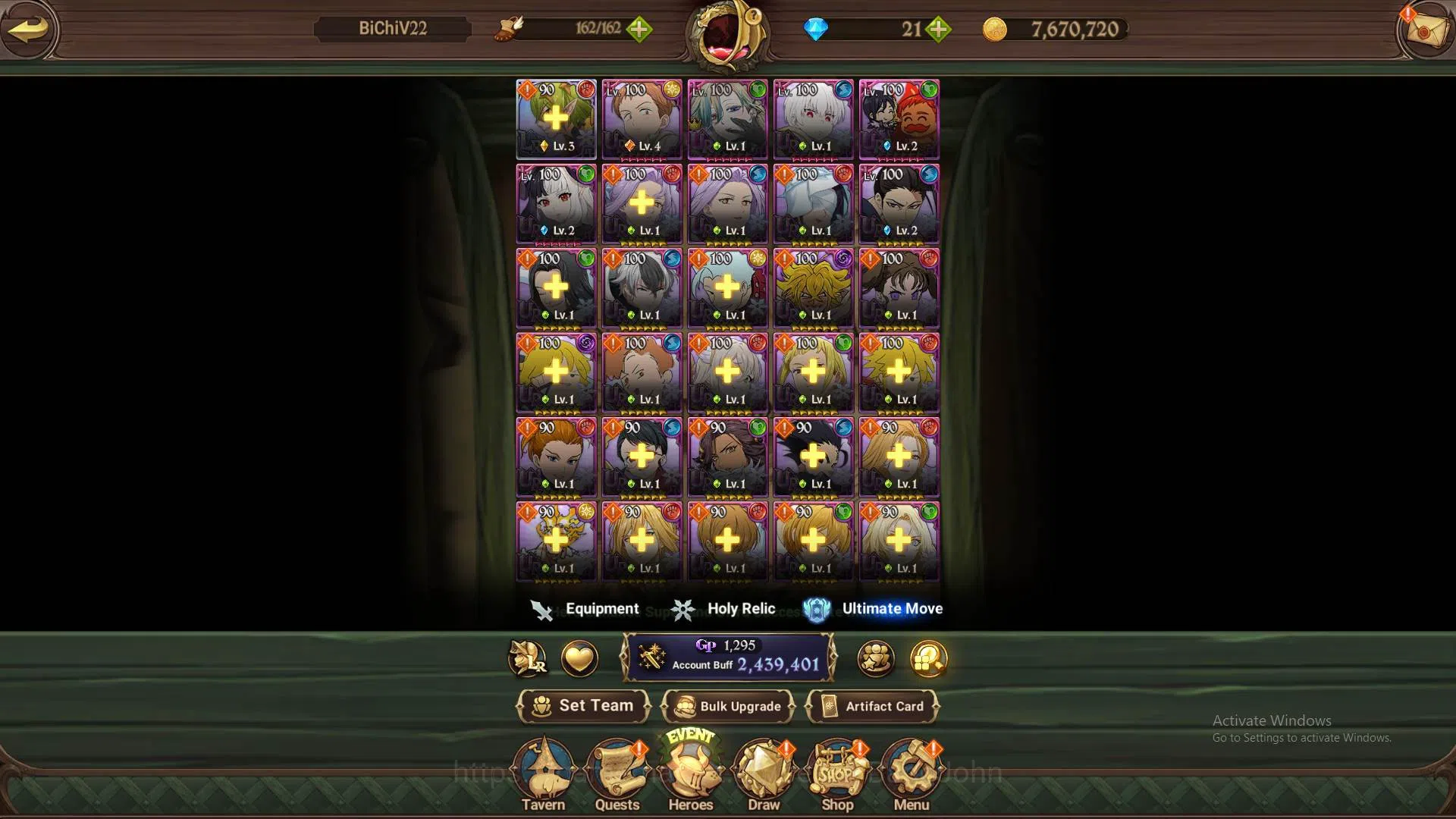 The Seven Deadly Sins: Grand Cross Accounts ASIA|2.4m CC|70 LS|1LR Helbram4/6|Collab Sho kusak image 11