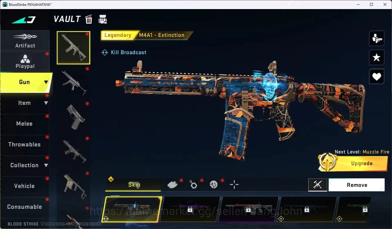 Blood Strike Accounts ASIA |2 Collab Gun [TR&EVA] |8 Legend Guns |Legend image 2