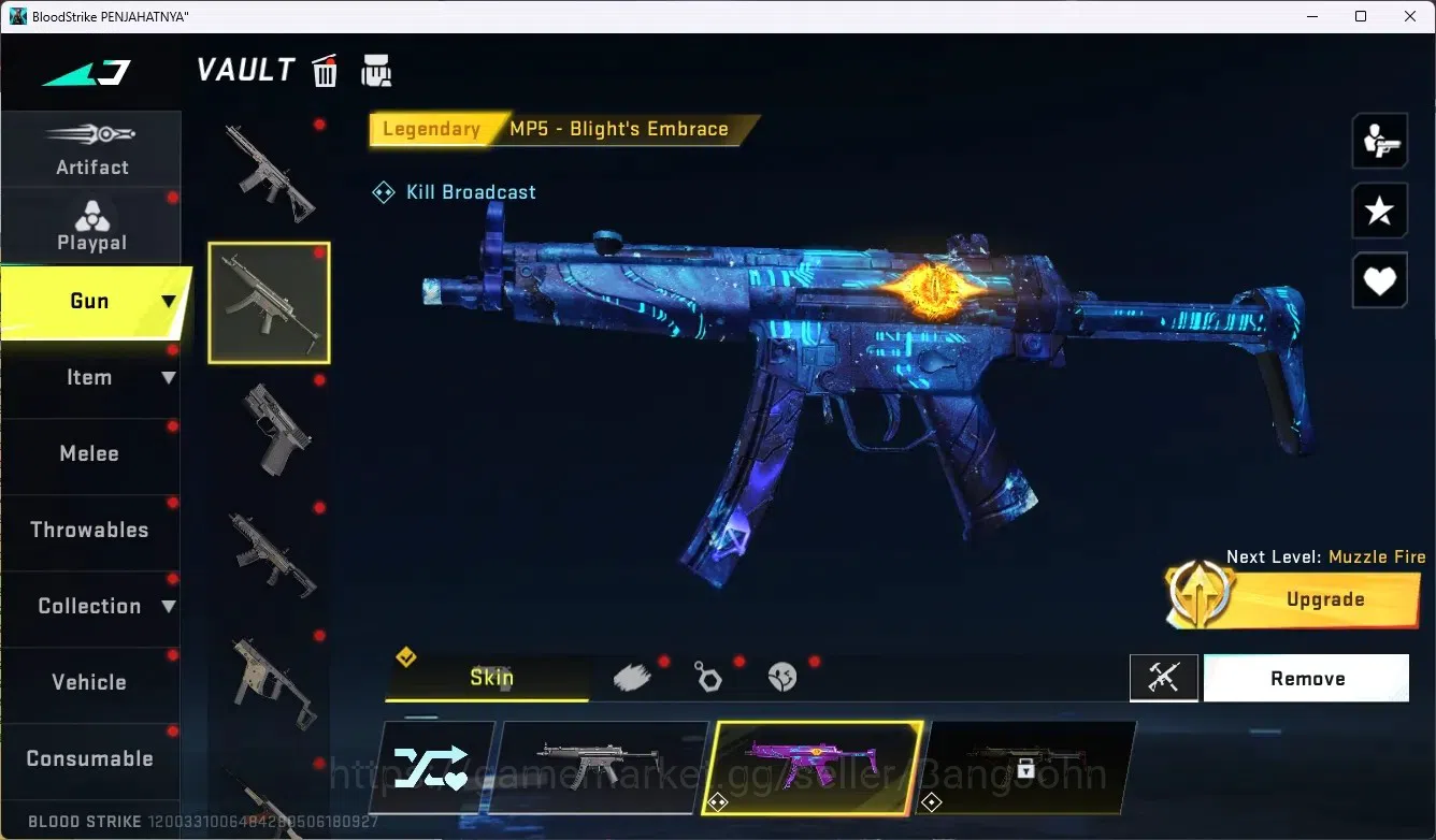 Blood Strike Accounts ASIA |2 Collab Gun [TR&EVA] |8 Legend Guns |Legend image 3