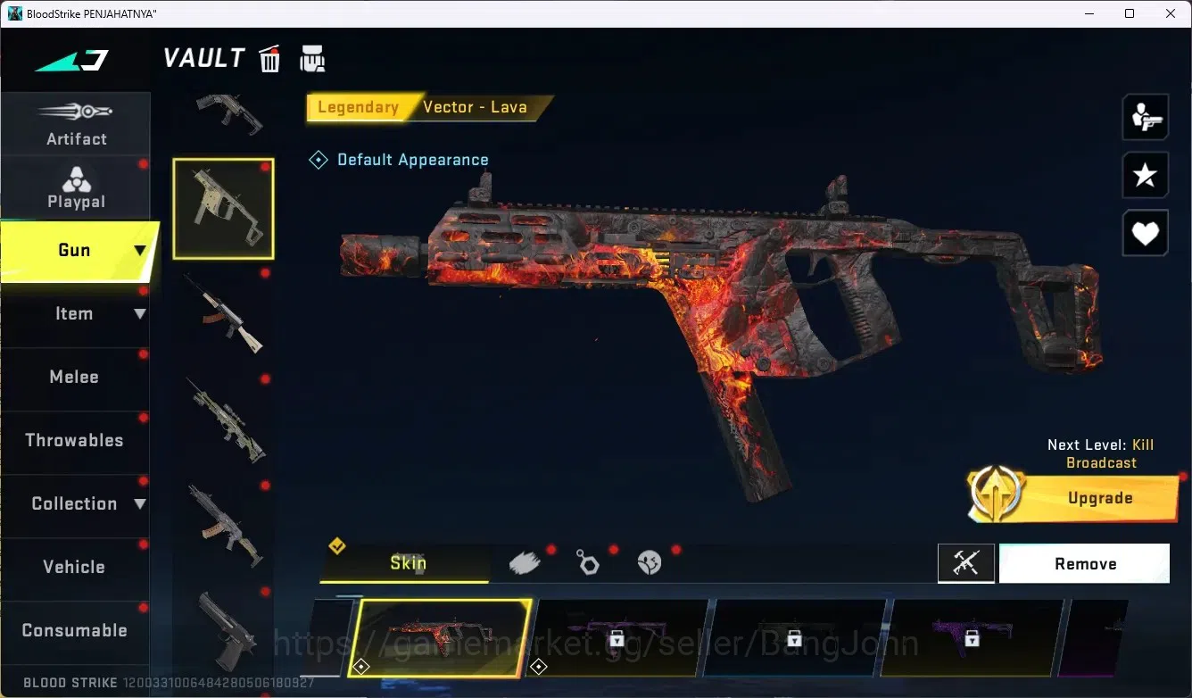 Blood Strike Accounts ASIA |2 Collab Gun [TR&EVA] |8 Legend Guns |Legend image 4