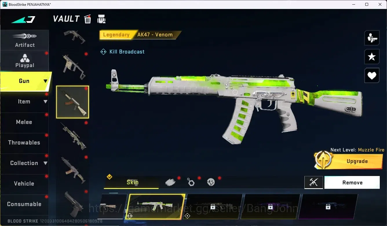 Blood Strike Accounts ASIA |2 Collab Gun [TR&EVA] |8 Legend Guns |Legend image 5