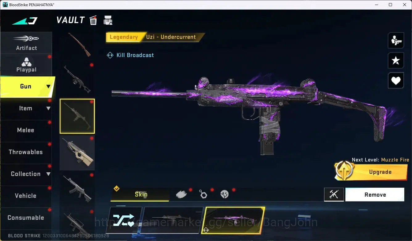 Blood Strike Accounts ASIA |2 Collab Gun [TR&EVA] |8 Legend Guns |Legend image 9