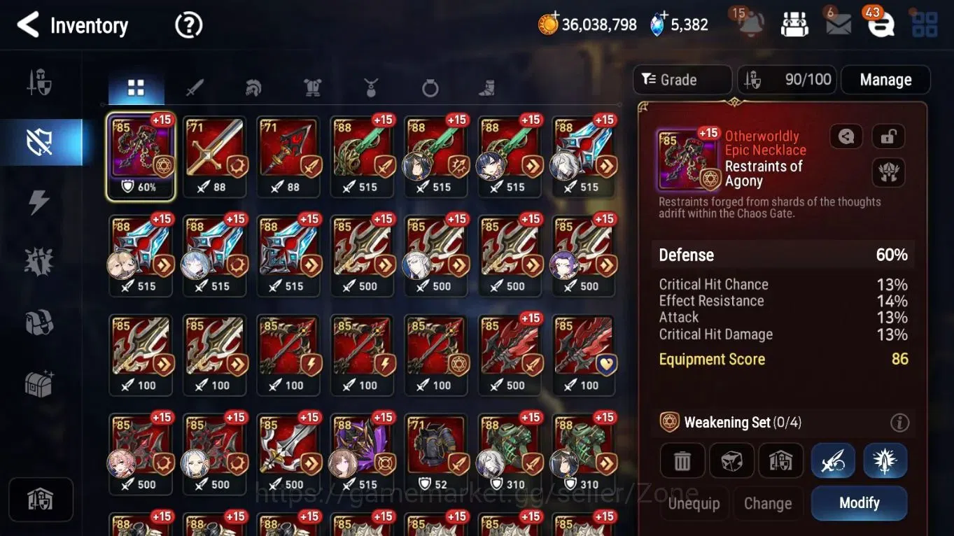 Epic Seven Accounts Global Unverif|13ML (RnL, LotS, RoL, BArunka, SNYu image 13