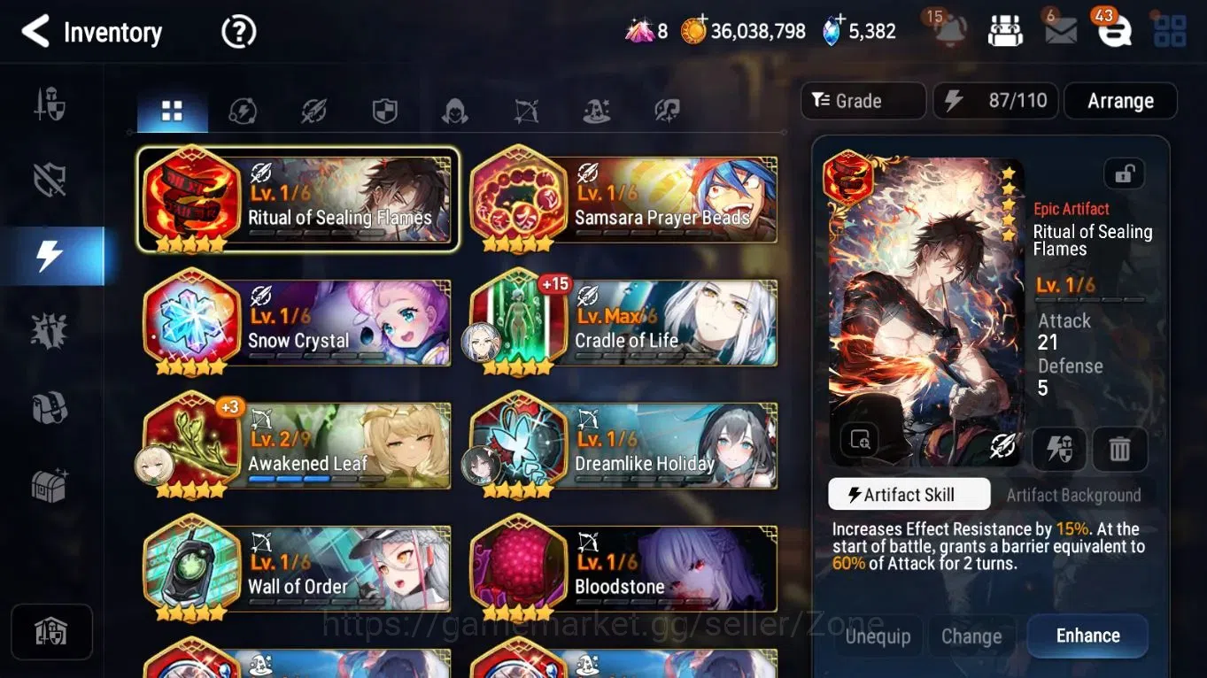 Epic Seven Accounts Global Unverif|13ML (RnL, LotS, RoL, BArunka, SNYu image 14