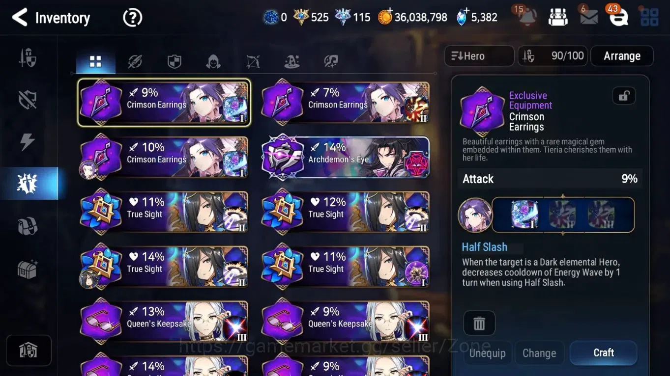 Epic Seven Accounts Global Unverif|13ML (RnL, LotS, RoL, BArunka, SNYu image 15