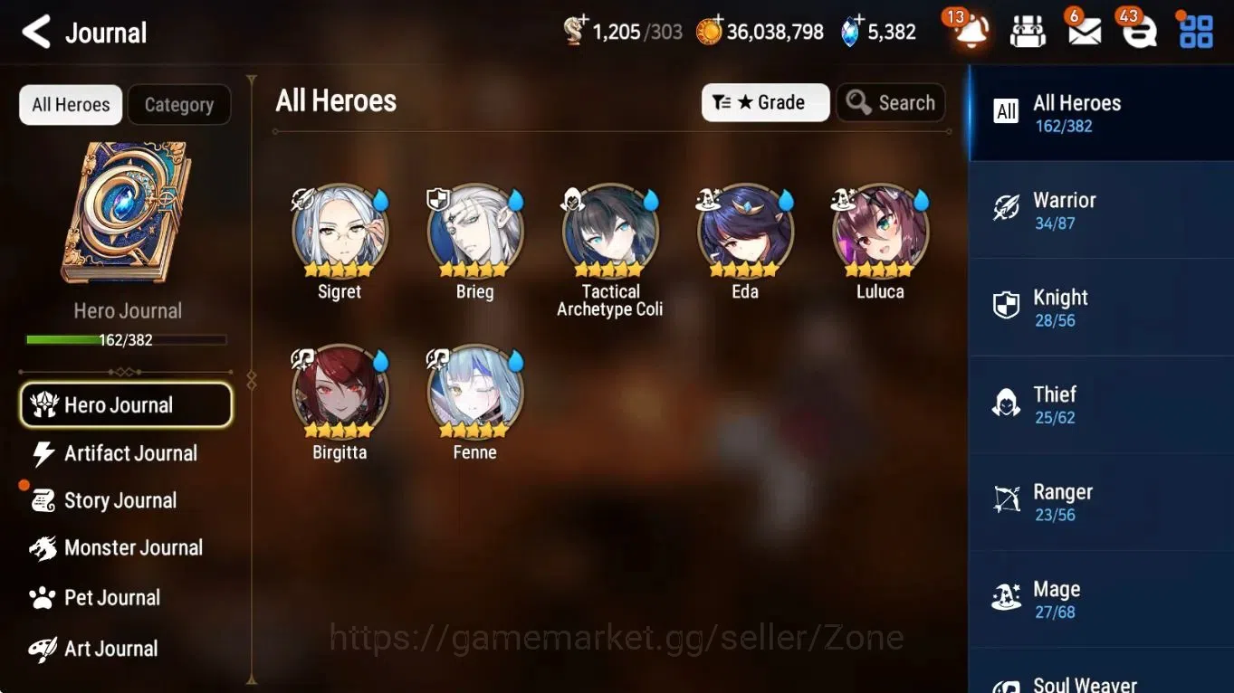 Epic Seven Accounts Global Unverif|13ML (RnL, LotS, RoL, BArunka, SNYu image 3