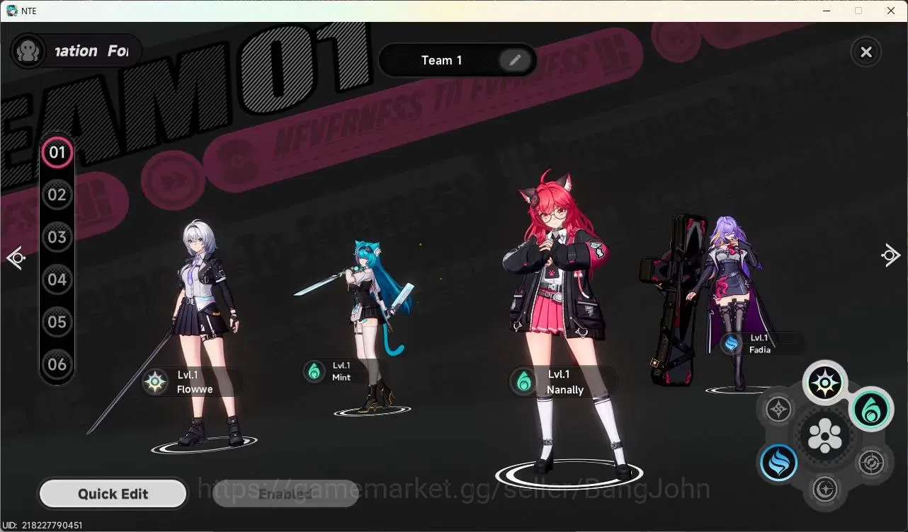 Neverness to Everness Accounts SEA | Starter Lv 3 | 2 SSR (Nanally,Fadia)+ 6 SR + image 11