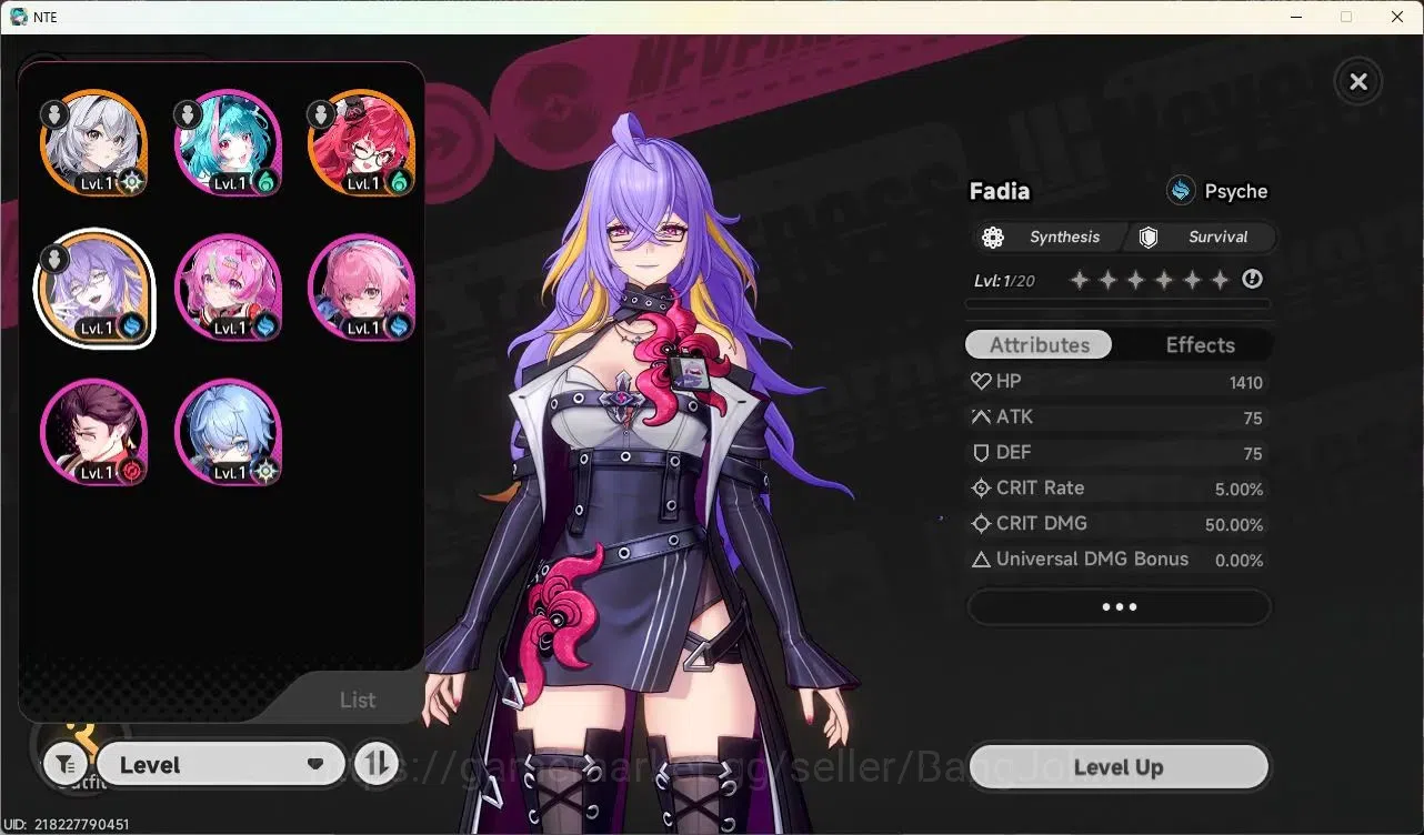 Neverness to Everness Accounts SEA | Starter Lv 3 | 2 SSR (Nanally,Fadia)+ 6 SR + image 16