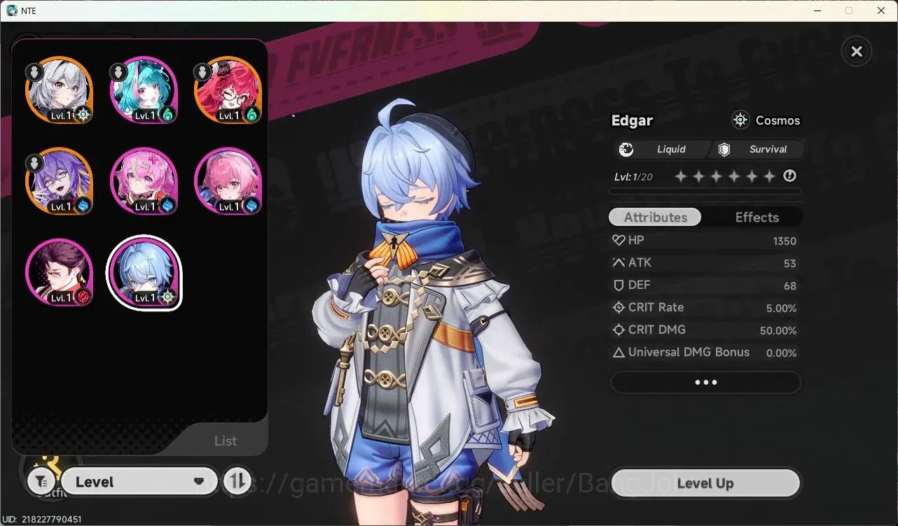 Neverness to Everness Accounts SEA | Starter Lv 3 | 2 SSR (Nanally,Fadia)+ 6 SR + image 3