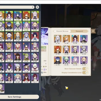Genshin Impact Accounts Mid Game ASIA|AR 56|Prem Team Skirk & Mavu|6 Limited + 6(*5 Weap)|Flins
