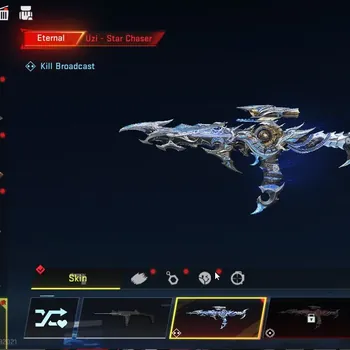 Blood Strike Accounts High-End Asia|Eternal Uzi Star Chaser Lv2+ 2 Ultra [Vector Flame Fox,AR97 BitStrike]|5