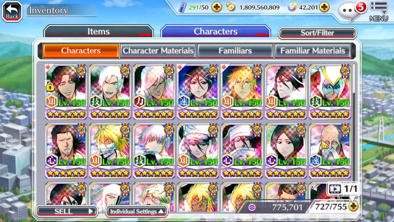 Bleach: Brave Souls Accounts Mid-Tier [GLOBAL]42 Orbs|Rukia,Ichigo 10th Aniv,SoulReper[Shunsui,Jushiro],TYBW25 10