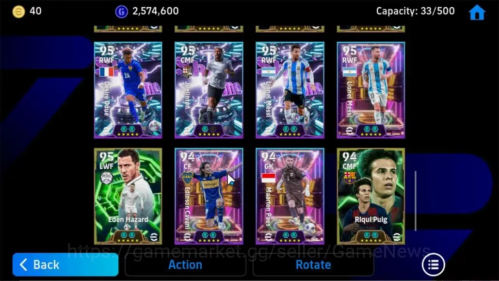 eFootball Accounts Android|Vitinha Balon Dor,Alexander Isak,Franco Ba image 11