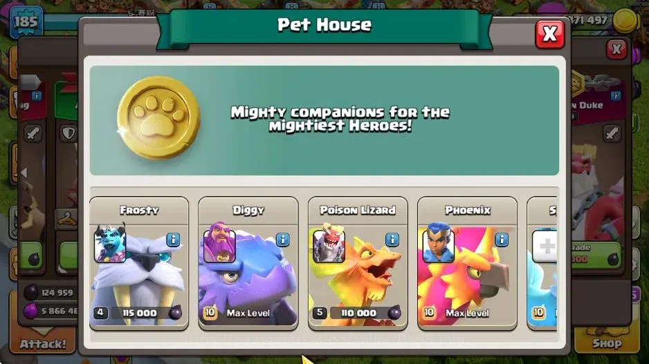 Clash of Clans Accounts Global | TH 16-BH 8|LVL 185|HH 10|BK 70,AQ 77,MP 5 image 11