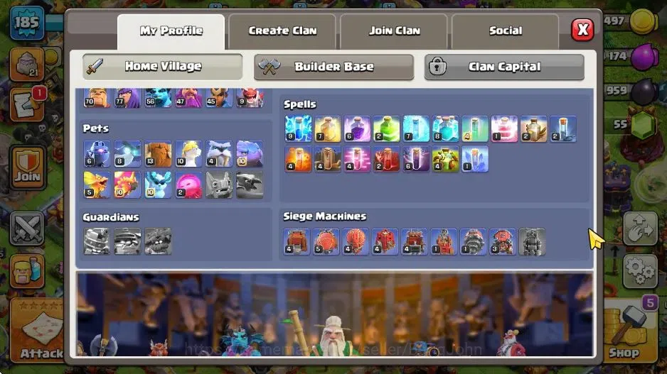 Clash of Clans Accounts Global | TH 16-BH 8|LVL 185|HH 10|BK 70,AQ 77,MP 5 image 16
