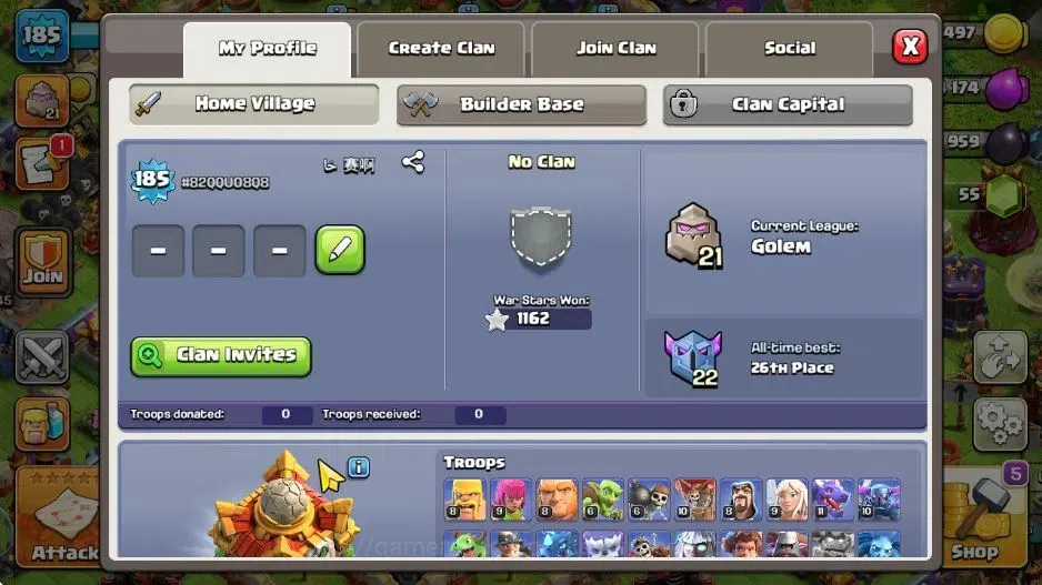 Clash of Clans Accounts Global | TH 16-BH 8|LVL 185|HH 10|BK 70,AQ 77,MP 5 image 18