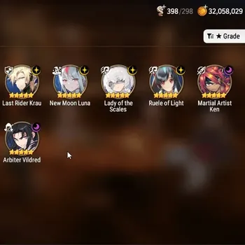 Epic Seven Accounts High-End GLOBAL UnVerif|New Era|9 ML(Lot Scales,BArunka,Salome,NM Luna,A Vildred,Ruele etc)+PByblis
