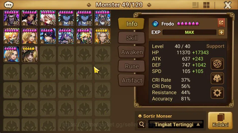 Summoners War: Sky Arena Accounts Mid-Game ASIA Lv 100|2 LD (Xiana,Yeonhong)| 45 NB5 Total(Nora,Bolverk,Oliver,Etc)+100 11