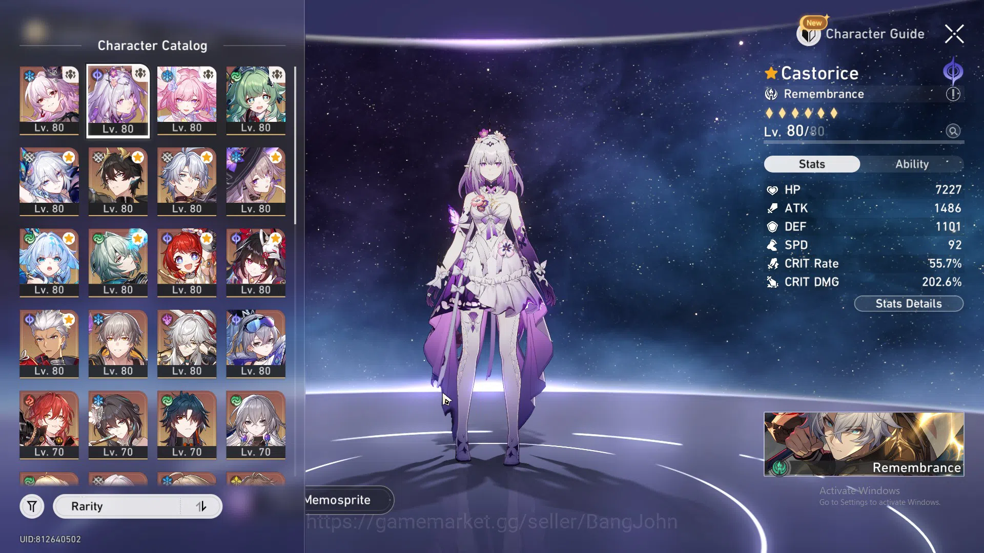 Honkai Star Rail Accounts ASIA | TL 70 | evernight, castorice, huohuo, the h image 5