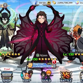 Bleach: Brave Souls Accounts High-End Global|770K BP+53K Orb|End Game|6K AccTicket|IchigoTYBW26|Aizen,Ulquiorra