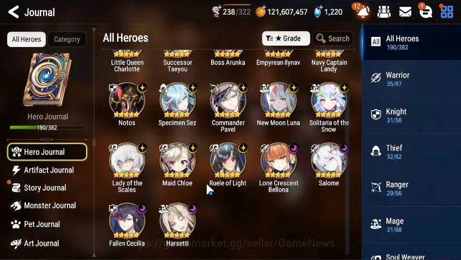 Epic Seven Accounts ASIA Verif|17 ML(Notos,LOTScales,Salome,BArunka,Ha image 7