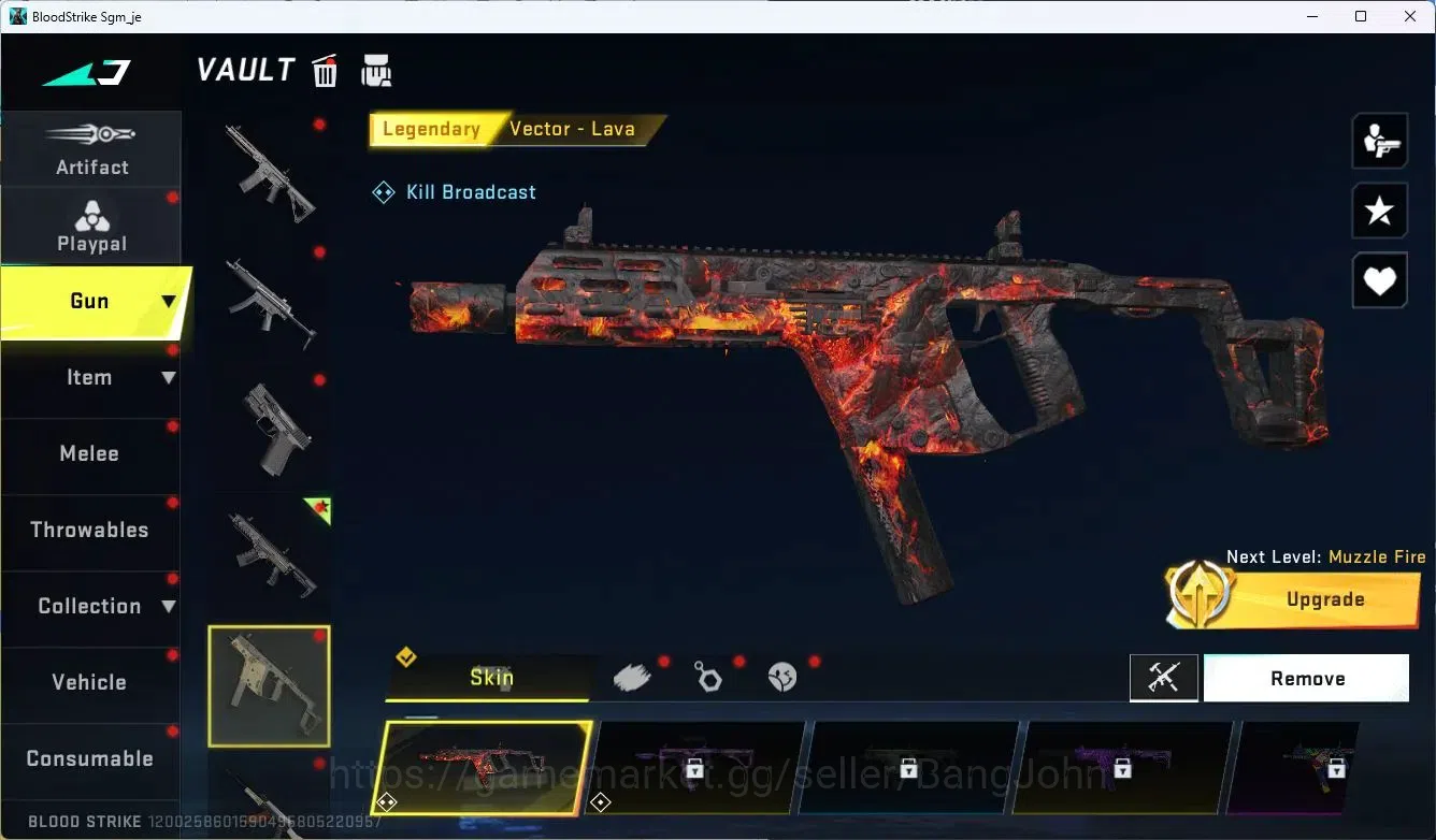 Blood Strike Accounts ASIA |2 Collab[AOT+7DS]|5 Legendary Guns|Skin Eter image 5
