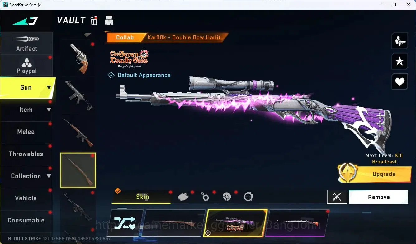 Blood Strike Accounts ASIA |2 Collab[AOT+7DS]|5 Legendary Guns|Skin Eter image 9