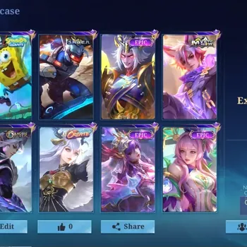 Mobile Legends: Bang Bang Accounts Others Global|131H 172S|Expert|Naruto Vale|Spongebob Cyclops|Create Odette|Dragon Tamer