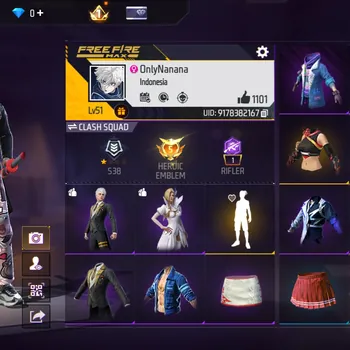 Free Fire Accounts BUBDLE DYNAMIC DUO - EMOT BAJAK LAUT MUTER - EMOT FULL KECE - COCOK BUAT PRIBADI