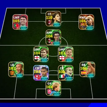 eFootball Accounts Legends & Iconic Players Efootball Collective 3242 | BIG TIME - Zlatan Ibrahimovic 110 | BIG TIME Lamine