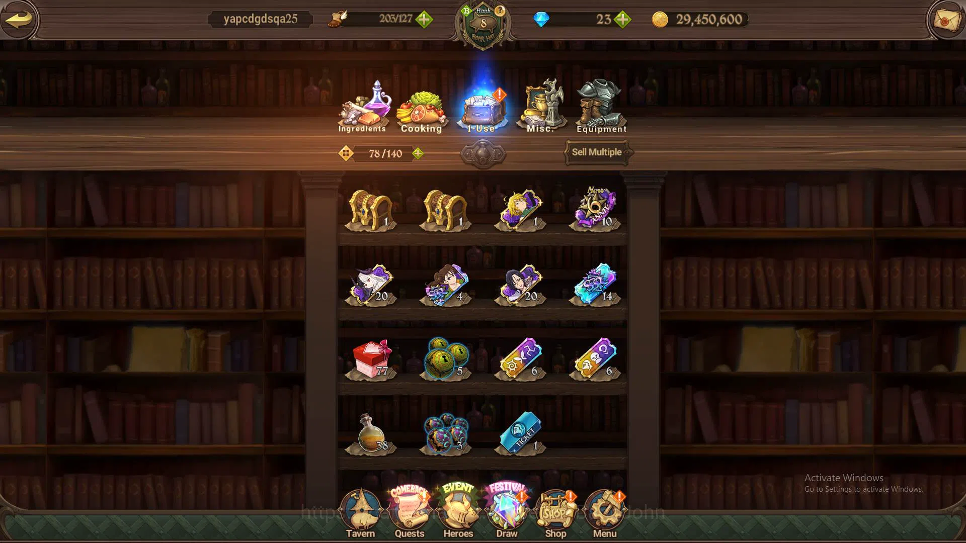 The Seven Deadly Sins: Grand Cross Accounts ASIA|844K CC|1collab Cocytus|UR Salos,Meresca,Oppr image 5